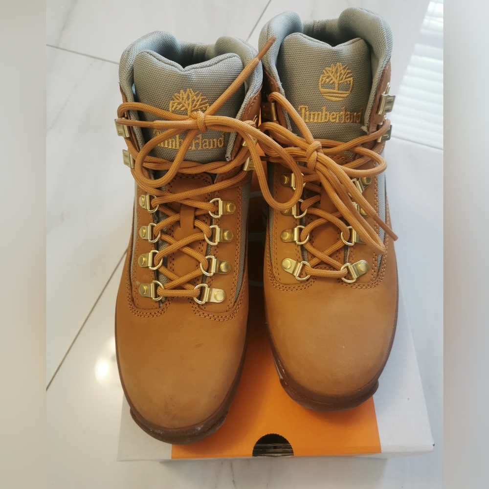 Timberland Mens Euro Hiker Mid Lace Boot. 8.5 (M) - Wheat Nubuck